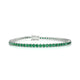 Palazzo | Round emerald tennis bracelet