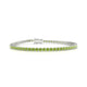 Palazzo | Round peridot tennis bracelet