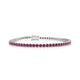 Palazzo | Round rhodolite tennis bracelet