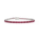 Palazzo | Round ruby tennis bracelet