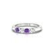 Passion | Round Amethyst Ring