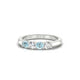 Passion | Bague Aigue-marine Ronde