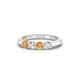 Passion | Bague Citrine Ronde
