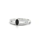 Prestige | Bague Diamant Noir Ovale