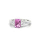 Prosperity | Bague Saphir Rose Émeraude