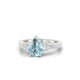 Prosperity | Pear Aquamarine Ring