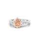 Prosperity | Pear Morganite Ring