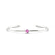 Purity | Jonc Saphir Rose Ovale