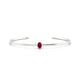 Purity | Oval Ruby Bangle