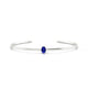 Purity | Oval Sapphire Bangle