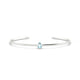 Purity | Pear Aquamarine Bangle