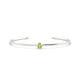 Purity | Pear Peridot Bangle