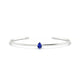 Purity | Pear Sapphire Bangle