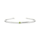 Purity | Round Peridot Bangle