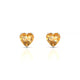 Radiance | Heart Citrine Earrings