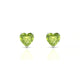Radiance | Boucles d'oreilles Péridot Cœur