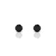Radiance | Boucles d'oreilles Diamant Noir Rond