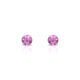 Radiance | Boucles d'oreilles Saphir Rose Rond