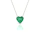 Radiance | Heart Emerald Pendant