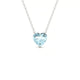 Radiance | Pendentif Aigue-marine Cœur