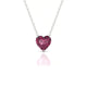 Radiance | Heart Rhodolite Pendant