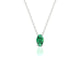 Radiance | Oval Emerald Pendant