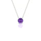 Radiance | Round Amethyst Pendant