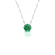 Radiance | Round Emerald Pendant