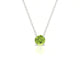 Radiance | Round Peridot Pendant