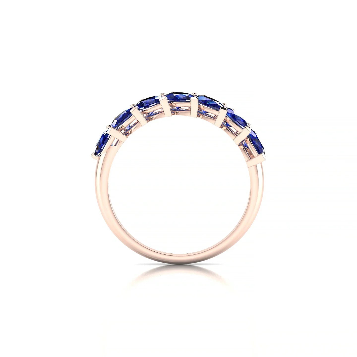 Rain | 18k Rose Gold 5 x 3 mm Pear Sapphire Ring