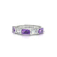 Reverence | Bague Améthyste & Diamant Émeraude