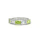Reverence | Emerald Peridot & Diamond Ring