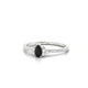 Reverie | Bague Diamant Noir Poire