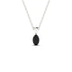Reverse | Pendentif Diamant Noir Ovale
