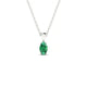 Reverse | Oval Emerald Pendant