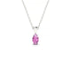 Reverse | Oval Pink Sapphire Pendant