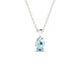 Reverse | Oval Aquamarine Pendant
