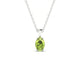 Reverse | Oval Peridot Pendant