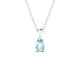 Reverse | Pear Aquamarine Pendant
