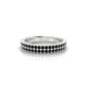 Rhyme | Bague Diamant Noir Rond