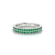 Rhyme | Round Emerald Ring