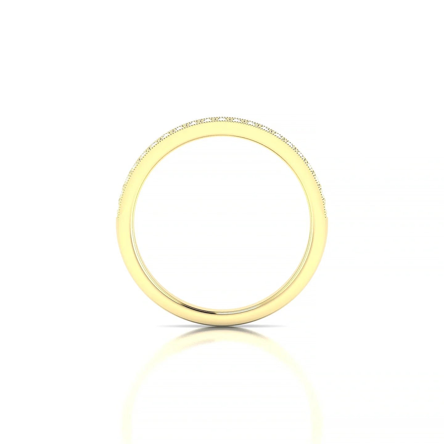 Rhyme | 18k Yellow Gold 1.3 mm Round Diamond Ring