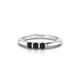 Ridge | Trilogy Round Black Diamond Ring