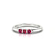 Ridge | Trilogy Round Ruby Ring