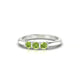 Ridge | Trilogy Round Peridot Ring