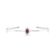 Romance | Oval Rhodolite Bangle