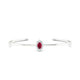 Romance | Oval Ruby Bangle