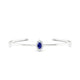 Romance | Oval Sapphire Bangle