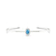 Romance | Oval Topaz Bangle