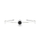 Romance | Round Black Diamond Bangle